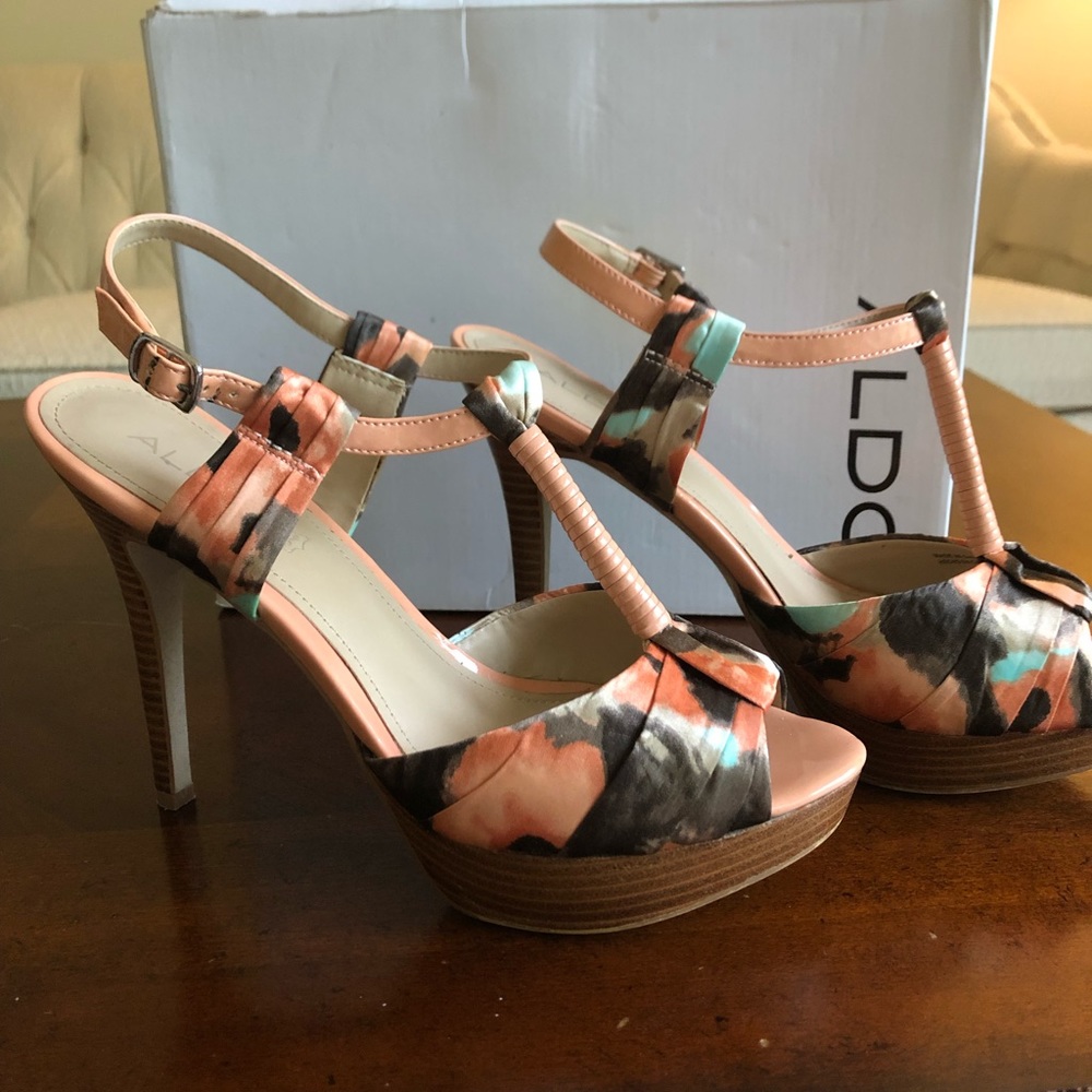 T Strap heels Aldo
